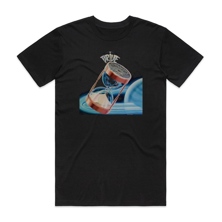 Drive Characters In Time Album Cover T-Shirt Black
