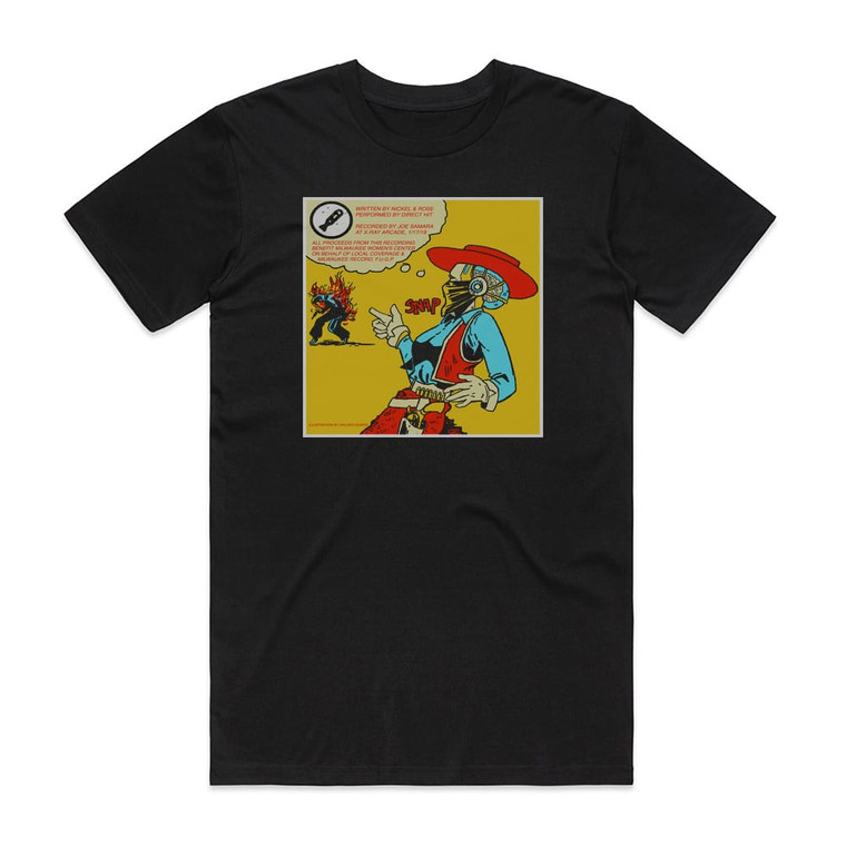 Direct Hit Local Coverage 2K19 Album Cover T-Shirt Black