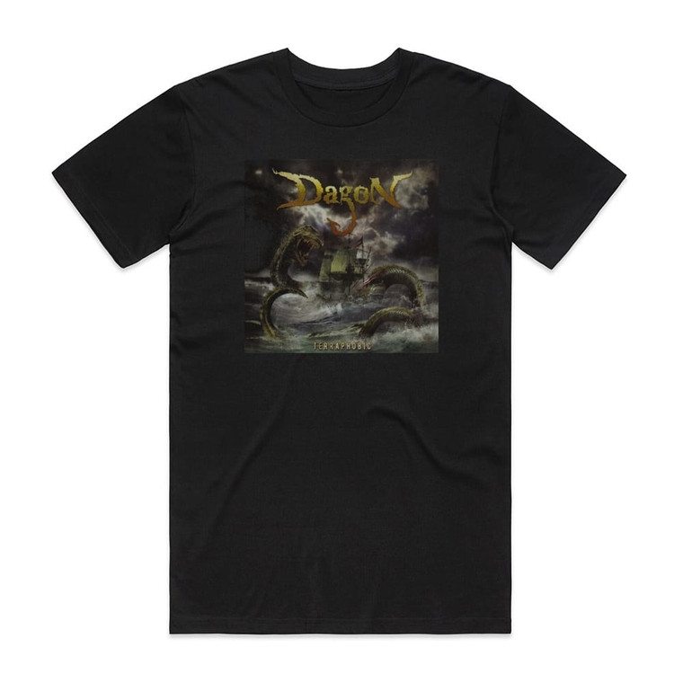 Dagon Terraphobic Album Cover T-Shirt Black