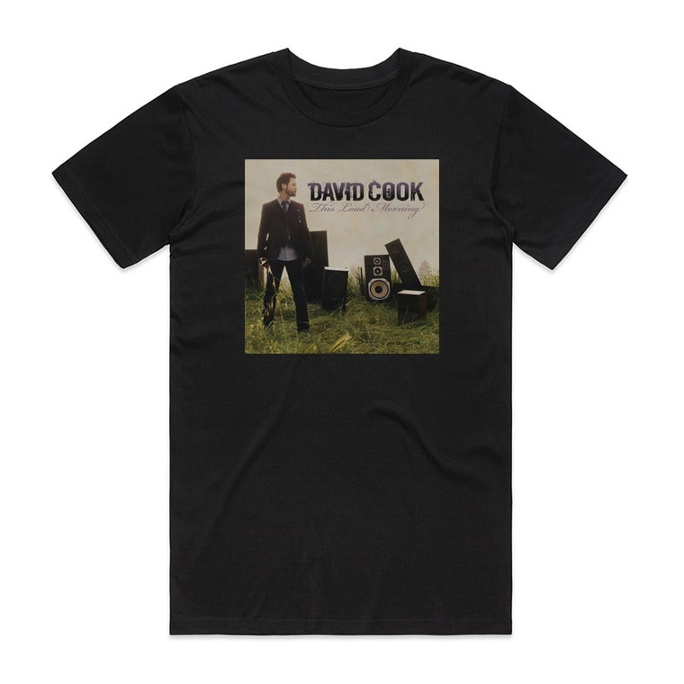David Cook This Loud Morning Album Cover T-Shirt Black
