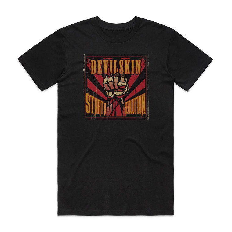 Devilskin Start A Revolution Album Cover T-Shirt Black