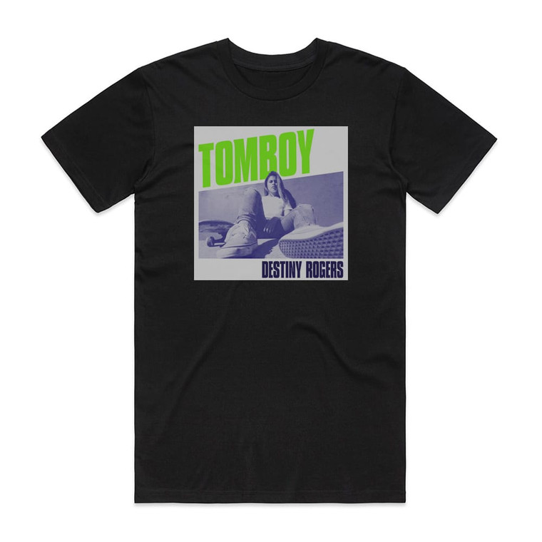 Destiny Rogers Tomboy Album Cover T-Shirt Black