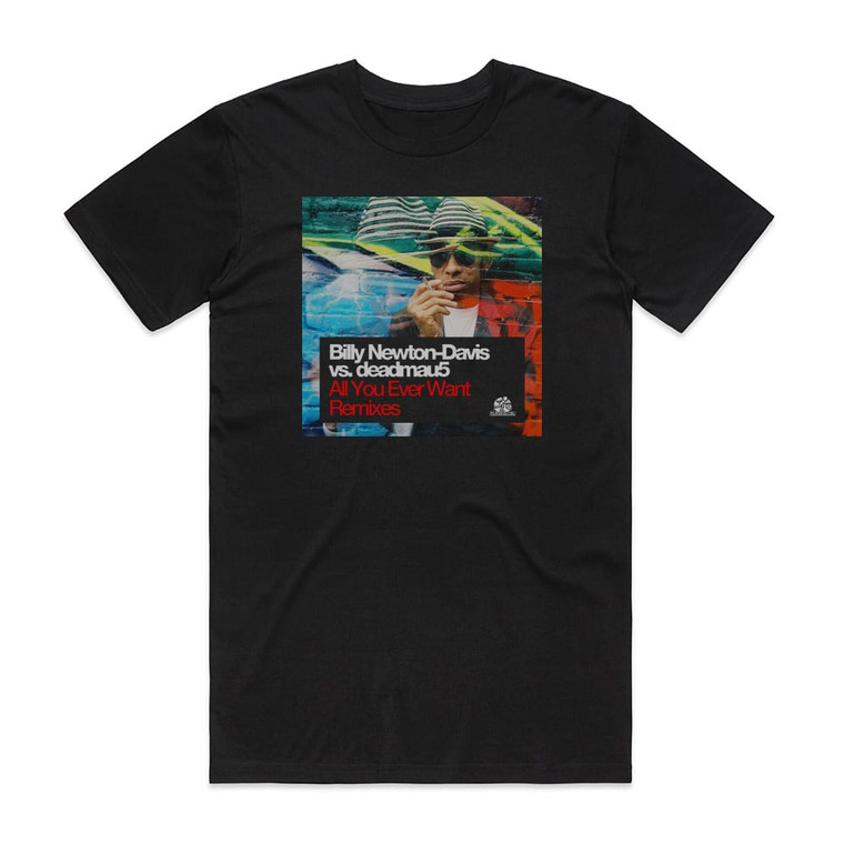 deadmau5 All U Ever Want Remixes Album Cover T-Shirt Black