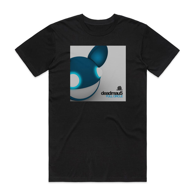 deadmau5 Full Circle 1 Album Cover T-Shirt Black