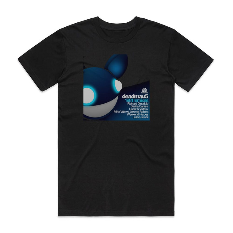 deadmau5 1981 Album Cover T-Shirt Black
