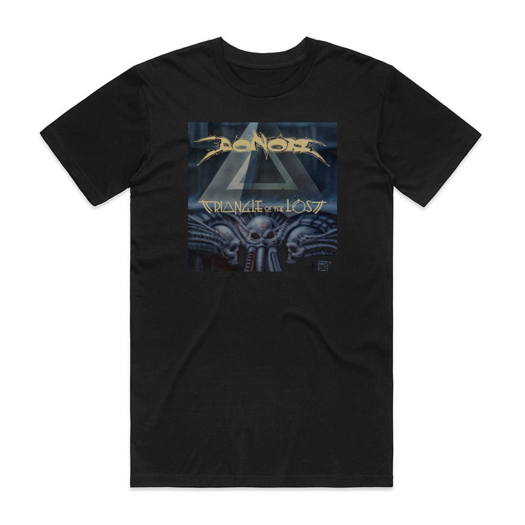 Donor Triangle Of The Lost Album Cover T-Shirt Black