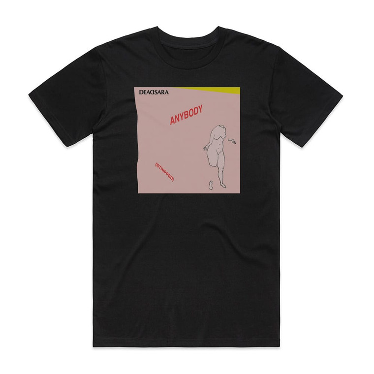 Dead Sara Anybody Stripped Album Cover T-Shirt Black