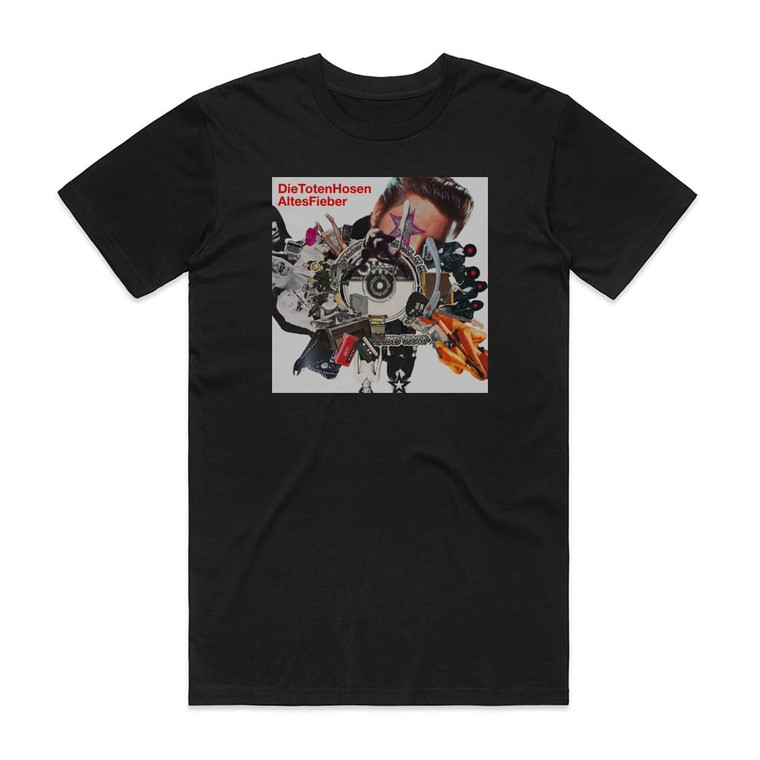 Die Toten Hosen Altes Fieber Album Cover T-Shirt Black