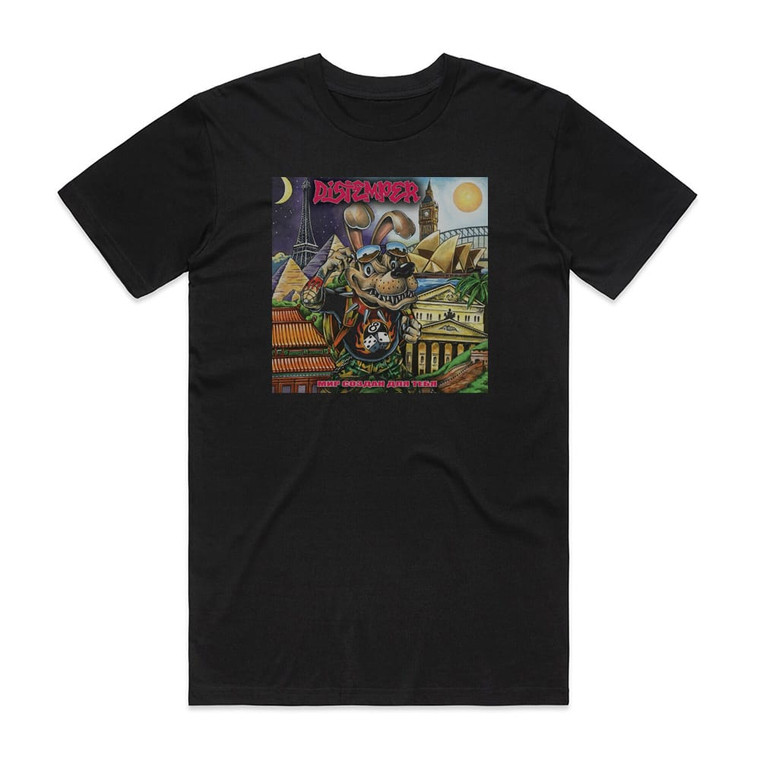 Distemper   Album Cover T-Shirt Black