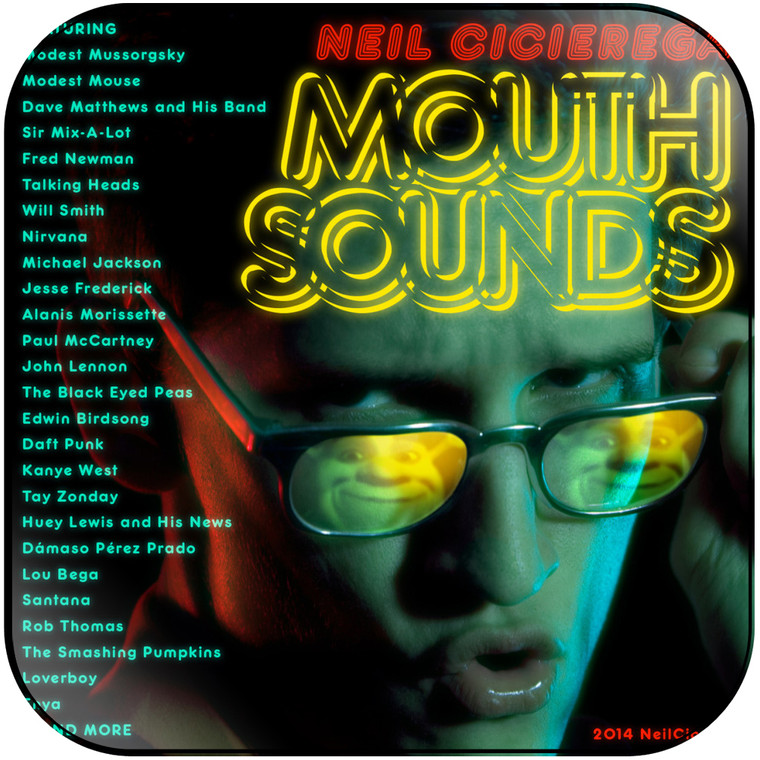 Neil Cicierega Mouth Sounds Album Cover Sticker Album Cover Sticker
