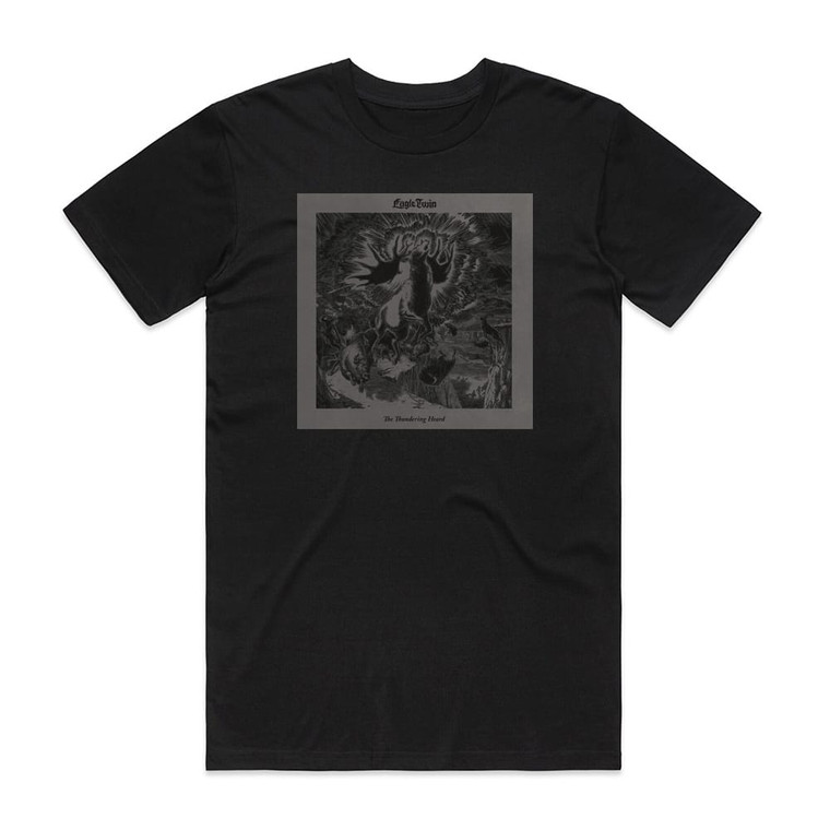 Eagle Twin The Thundering Heard Album Cover T-Shirt Black