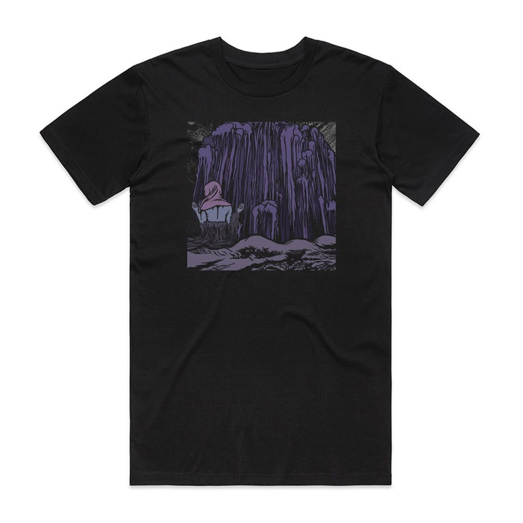 Elder Spires Burn Release Album Cover T-Shirt Black
