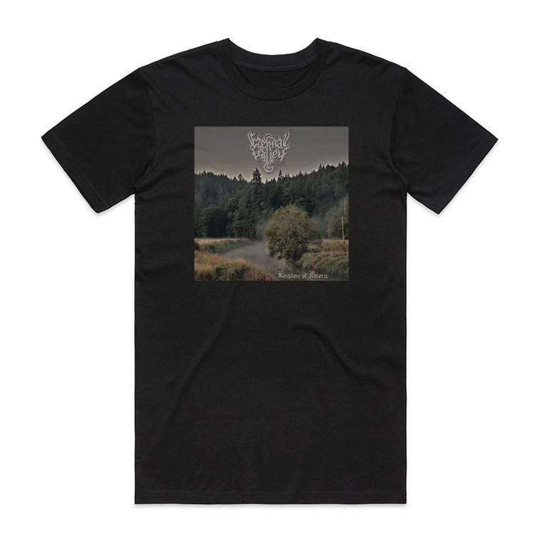 Eternal Valley Kingdom Of Misery Album Cover T-Shirt Black