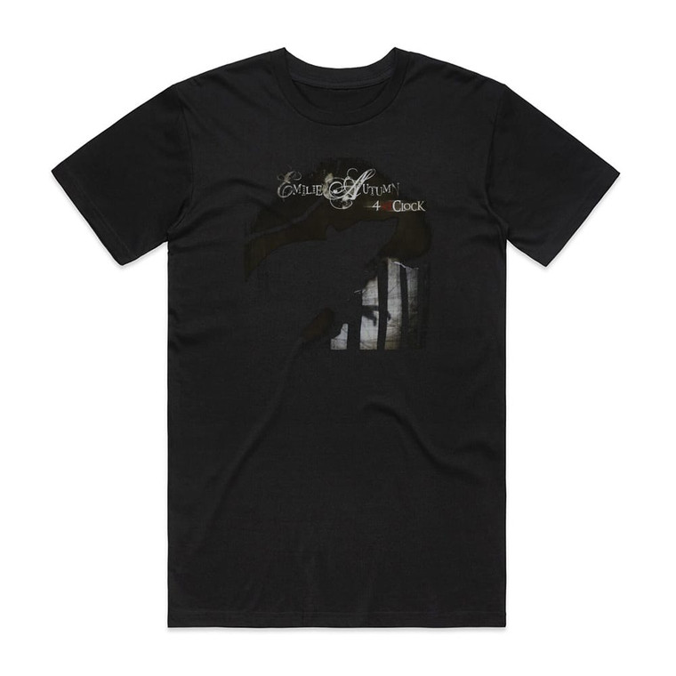Emilie Autumn 4 Oclock Album Cover T-Shirt Black