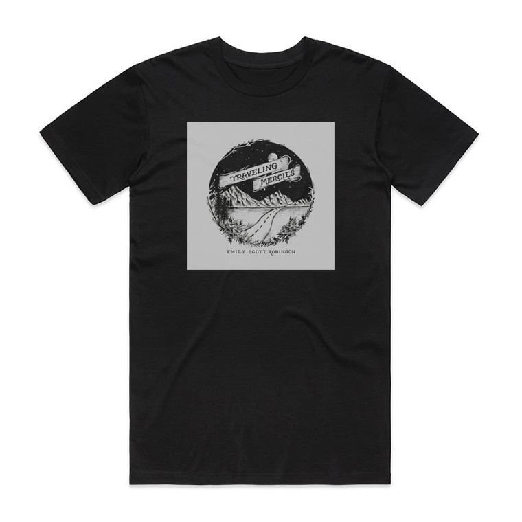 Emily Scott Robinson Traveling Mercies Album Cover T-Shirt Black