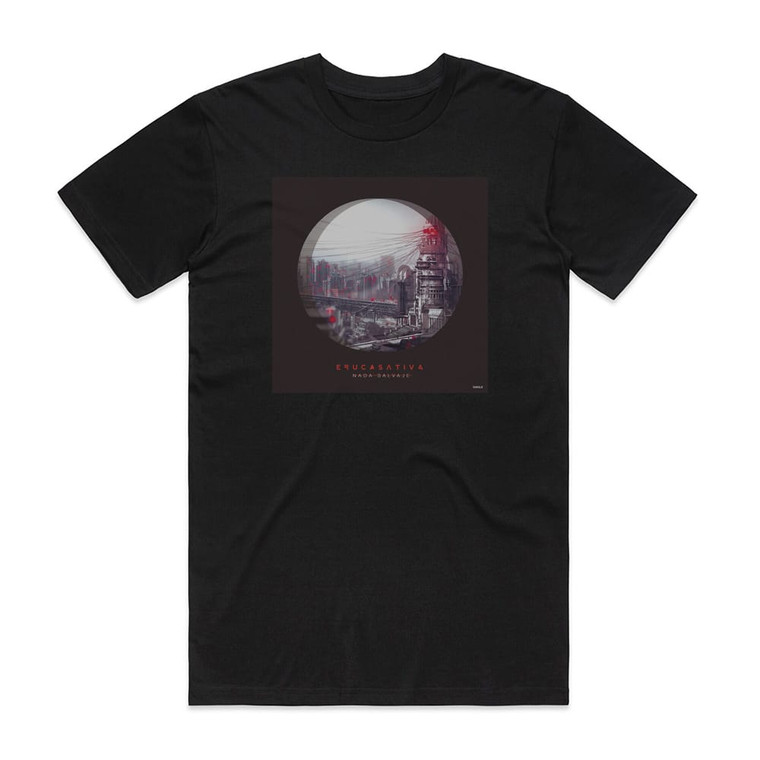 Eruca Sativa Nada Salvaje Album Cover T-Shirt Black