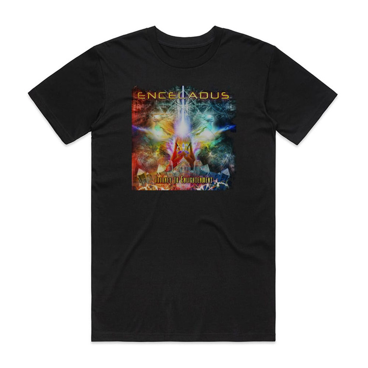 Enceladus Journey To Enlightenment Album Cover T-Shirt Black Enceladus Journey To Enlightenment Album Cover T-Shirt Black