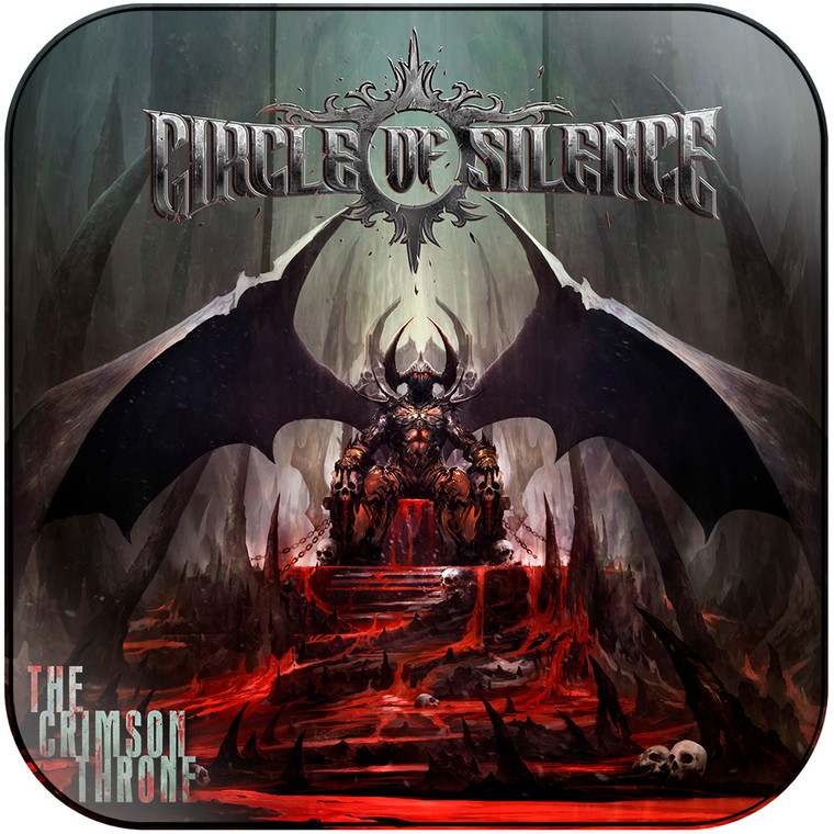 Circle of Silence The Crimson Throne Album Cover Sticker Album Cover Sticker