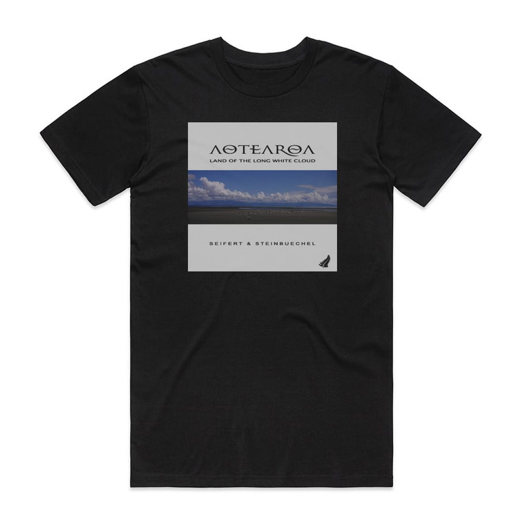 Erik Seifert Aotearoa Land Of The Long White Cloud 1 Album Cover T-Shirt Black