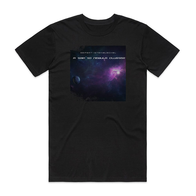 Erik Seifert A Trip To Nebula Cluster 1 Album Cover T-Shirt Black