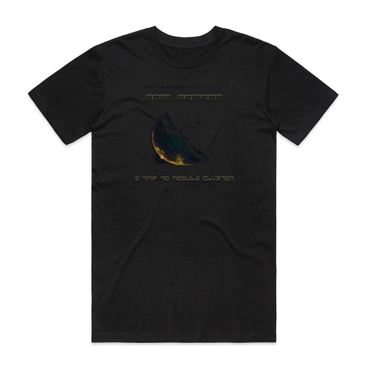 Erik Seifert A Trip To Nebula Cluster Album Cover T-Shirt Black