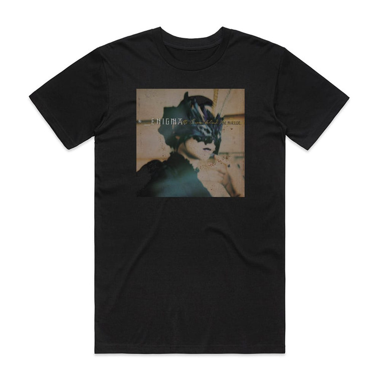 Enigma The Screen Behind The Mirror Album Cover T-Shirt Black