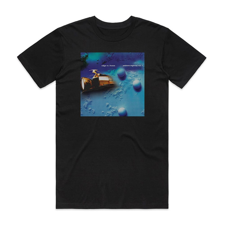 Edgar Froese Ambient Highway Volume 1 Album Cover T-Shirt Black