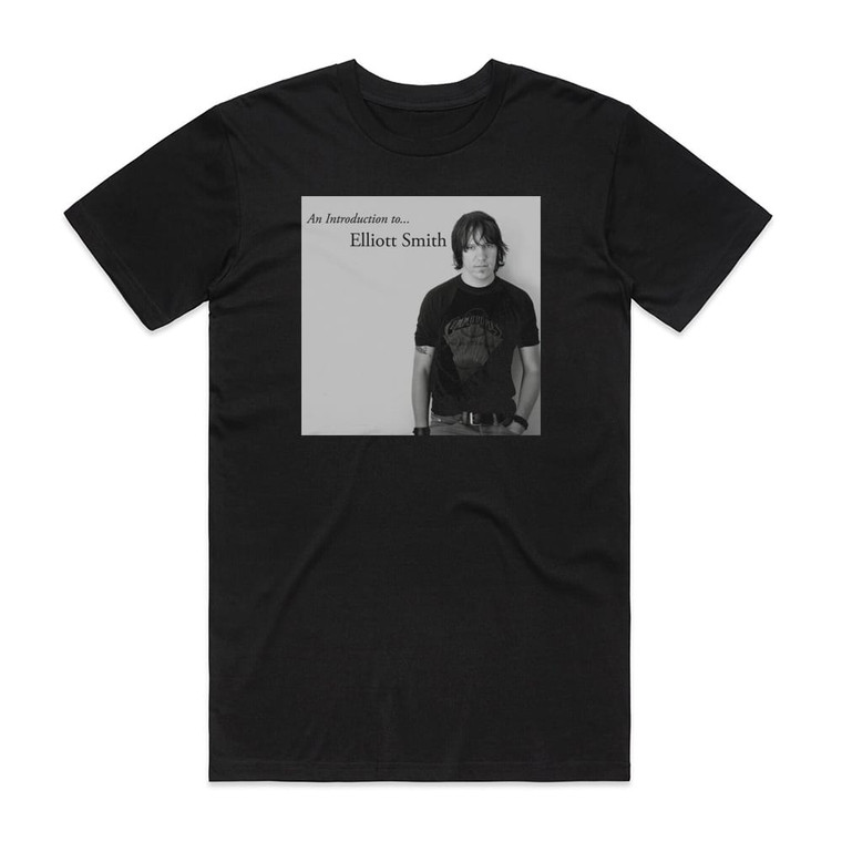 Elliott Smith An Introduction To Elliott Smith Album Cover T-Shirt Black