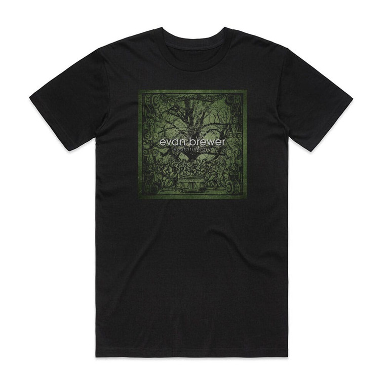 Evan Brewer Your Itinerary Album Cover T-Shirt Black