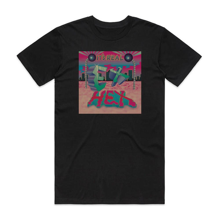 Ex Hex Its Real Album Cover T-Shirt Black