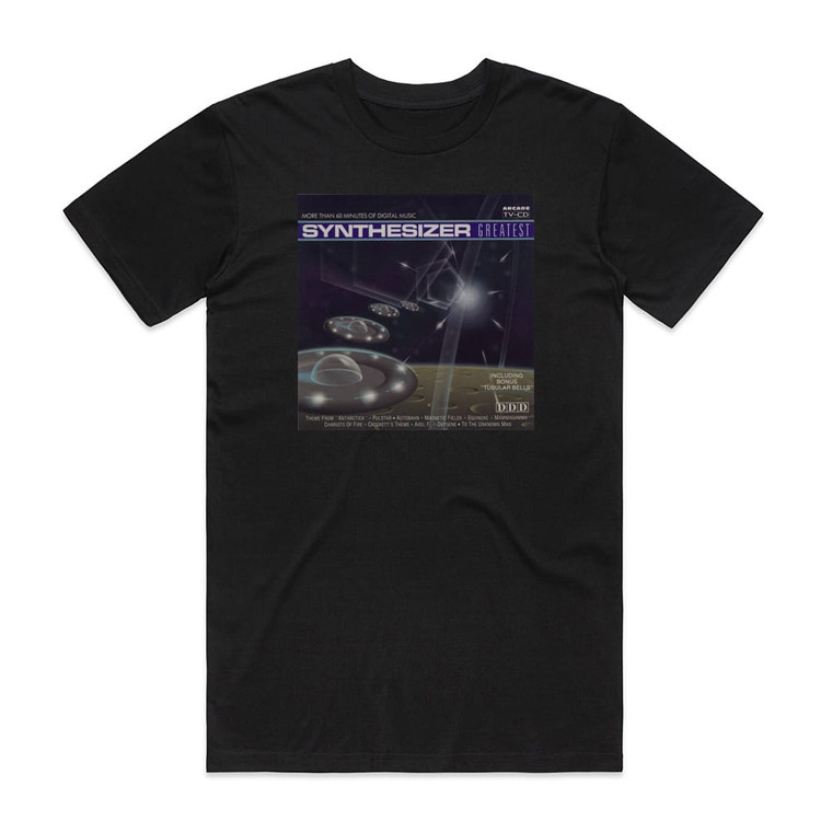 Ed Starink Synthesizer Greatest Volume 1 Album Cover T-Shirt Black
