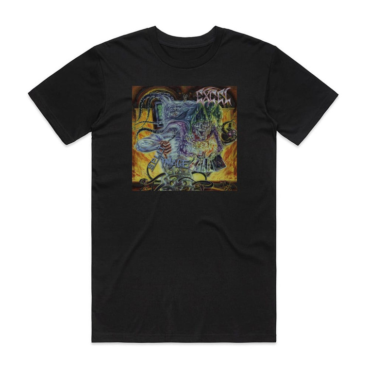 Excel Split Image Album Cover T-Shirt Black