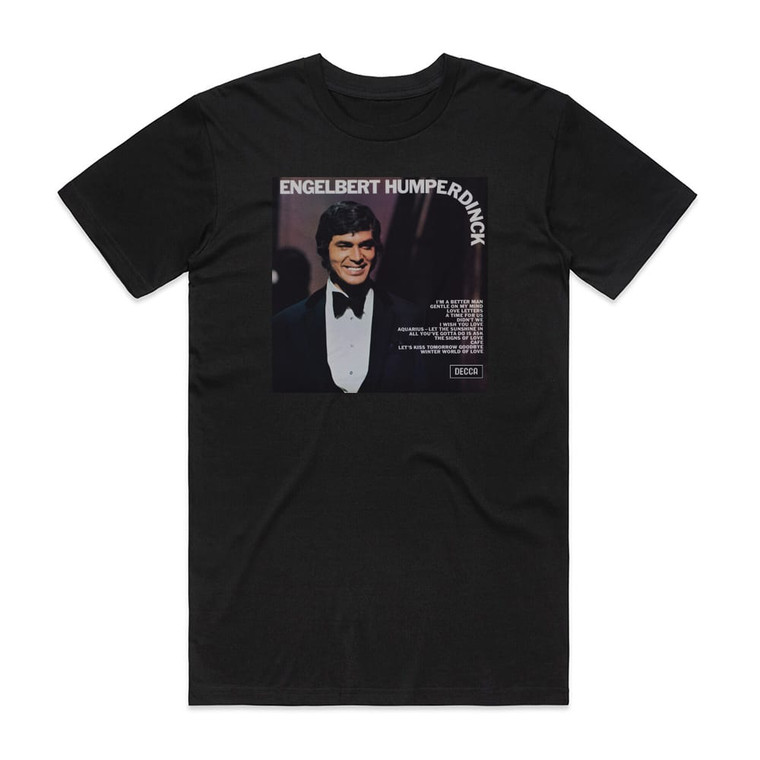 Engelbert Humperdinck Engelbert Humperdinck Album Cover T-Shirt Black