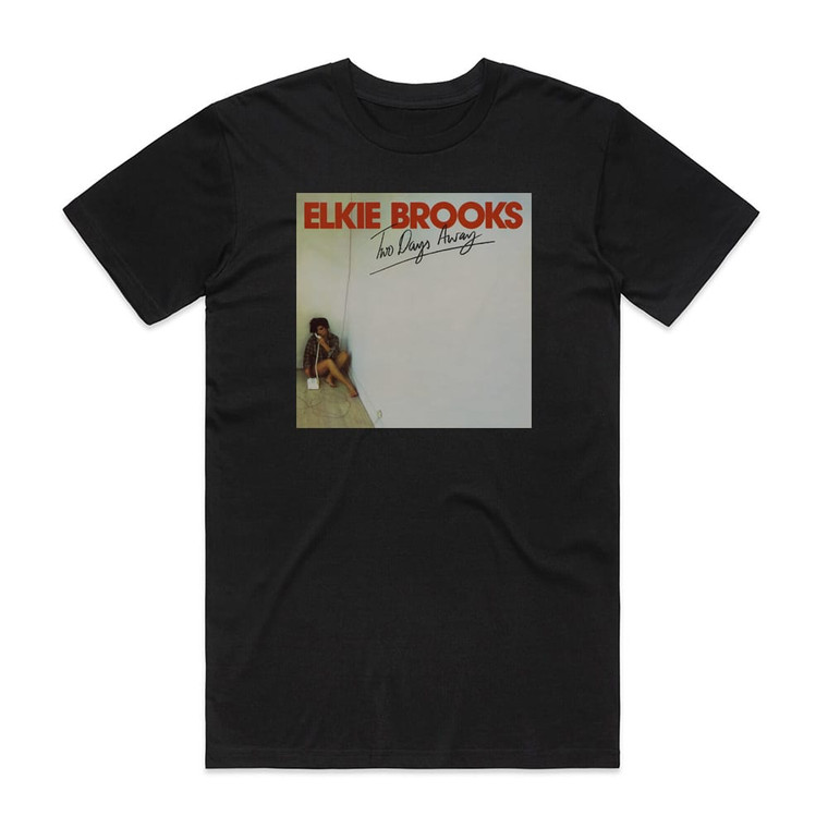 Elkie Brooks Two Days Away Album Cover T-Shirt Black