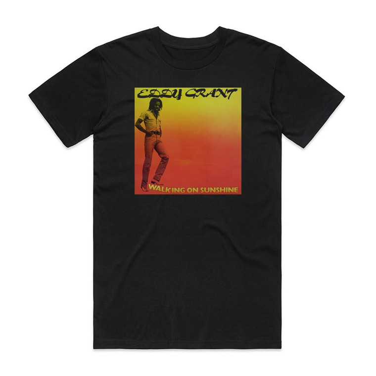 Eddy Grant Walking On Sunshine Album Cover T-Shirt Black
