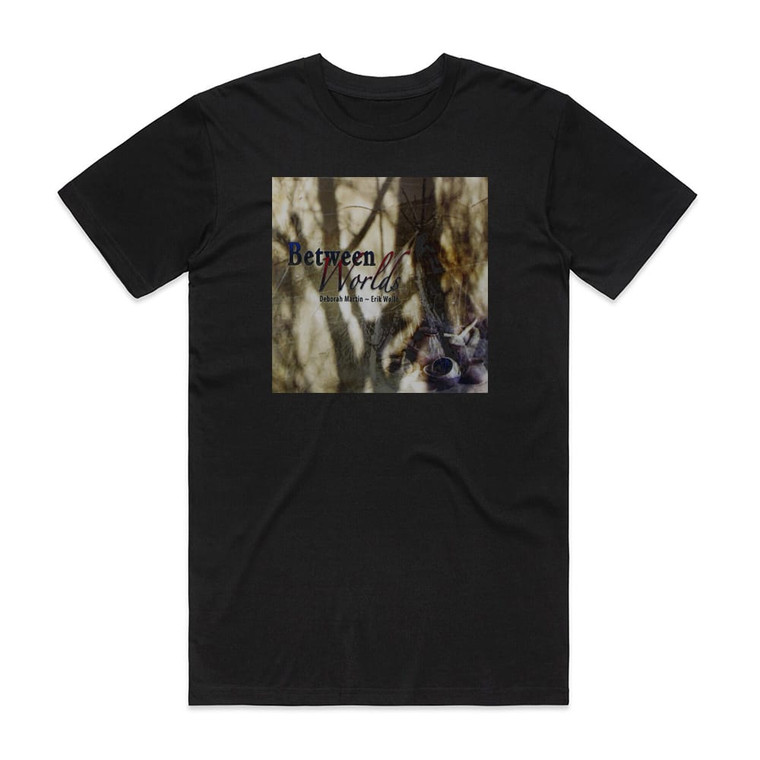 Erik Wollo Between Worlds Album Cover T-Shirt Black