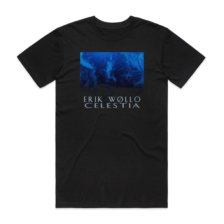 Erik Wollo Celestia Album Cover T-Shirt Black