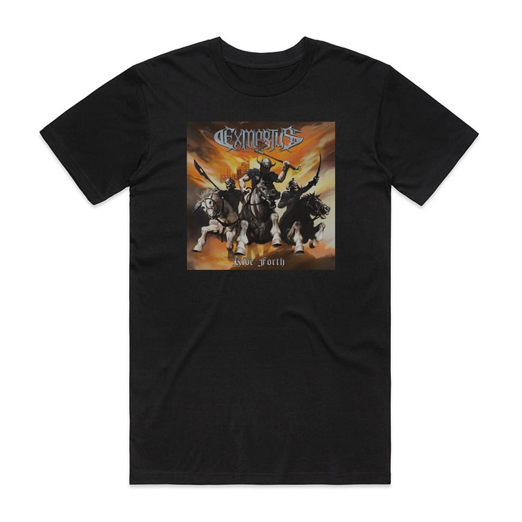 Exmortus Ride Forth 1 Album Cover T-Shirt Black