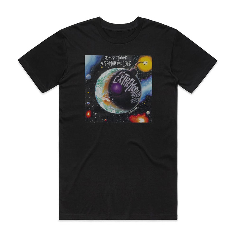 Extremoduro Iros Todos A Tomar Por Culo Album Cover T-Shirt Black Extremoduro Iros Todos A Tomar Por Culo Album Cover T-Shirt Black