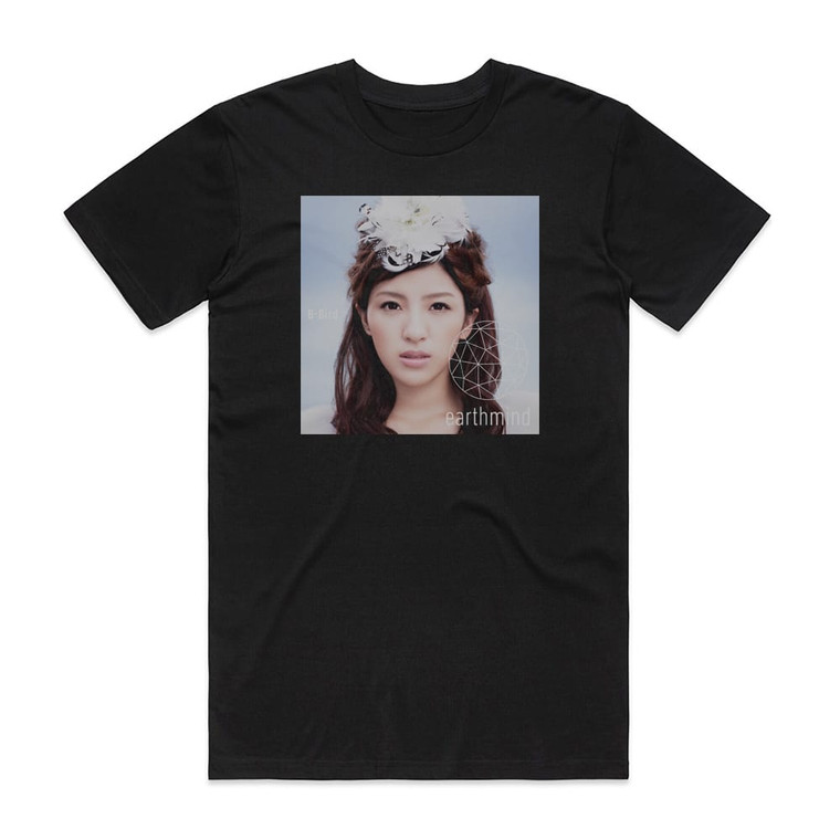 earthmind B Bird Album Cover T-Shirt Black