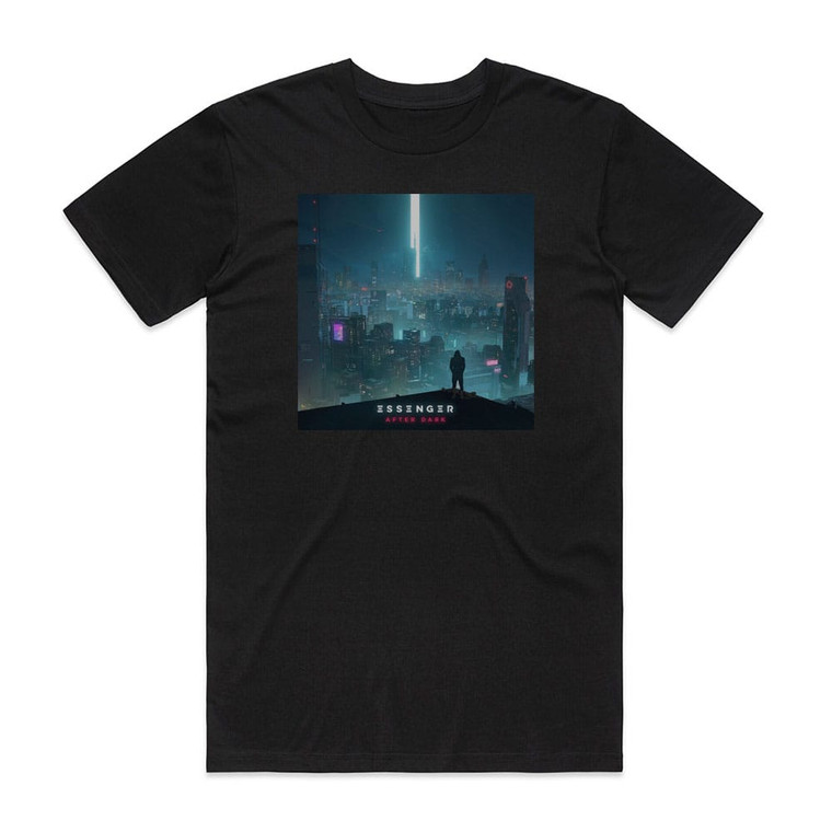 Essenger After Dark 1 Album Cover T-Shirt Black