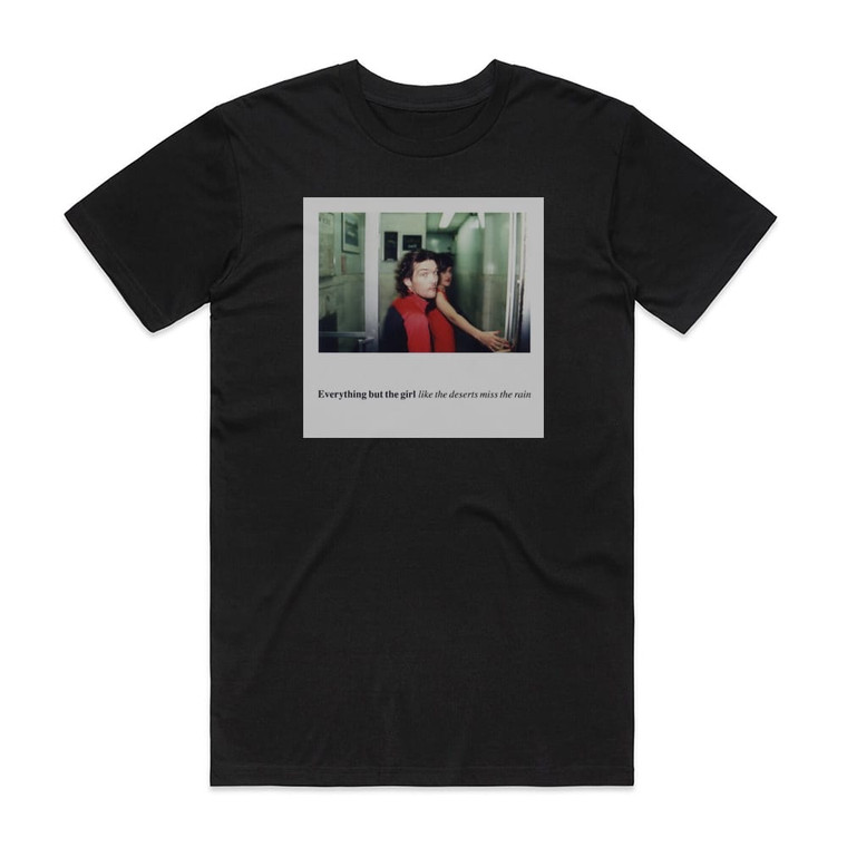 Everything but the Girl Like The Deserts Miss The Rain Album Cover T-Shirt Black