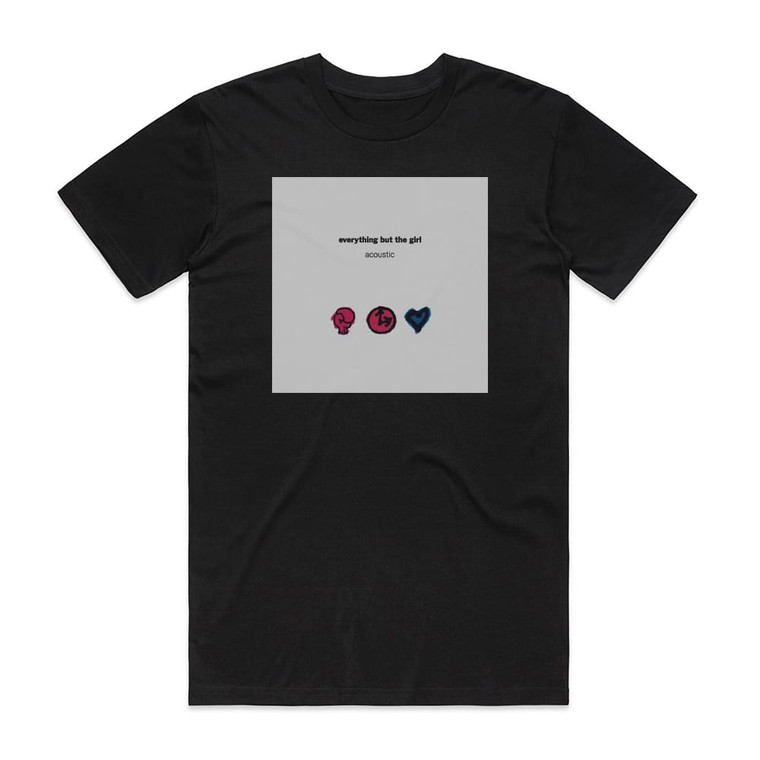 Everything but the Girl Acoustic Album Cover T-Shirt Black