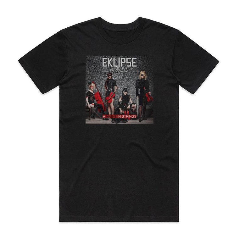 Eklipse A Night In Strings Album Cover T-Shirt Black