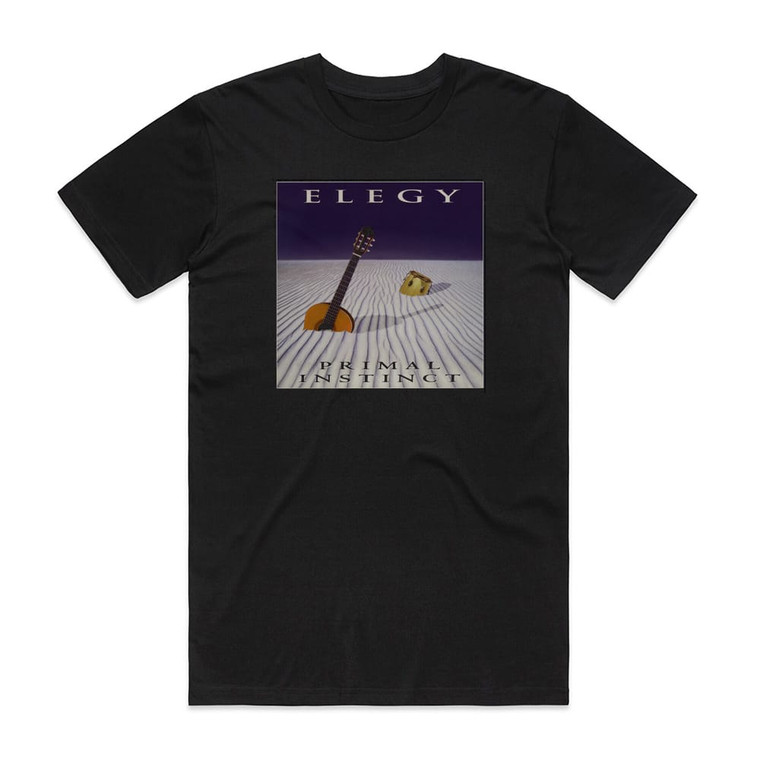 Elegy Primal Instinct Album Cover T-Shirt Black