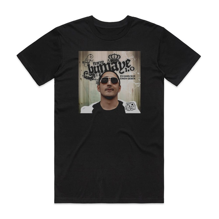 Eko Fresh Freezy Bumaye 10 Album Cover T-Shirt Black