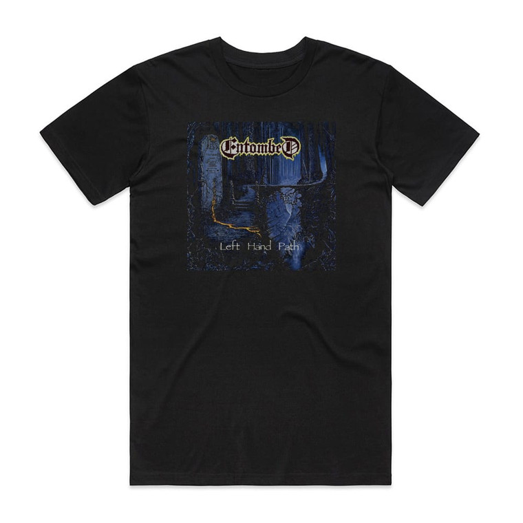 Entombed Left Hand Path Album Cover T-Shirt Black