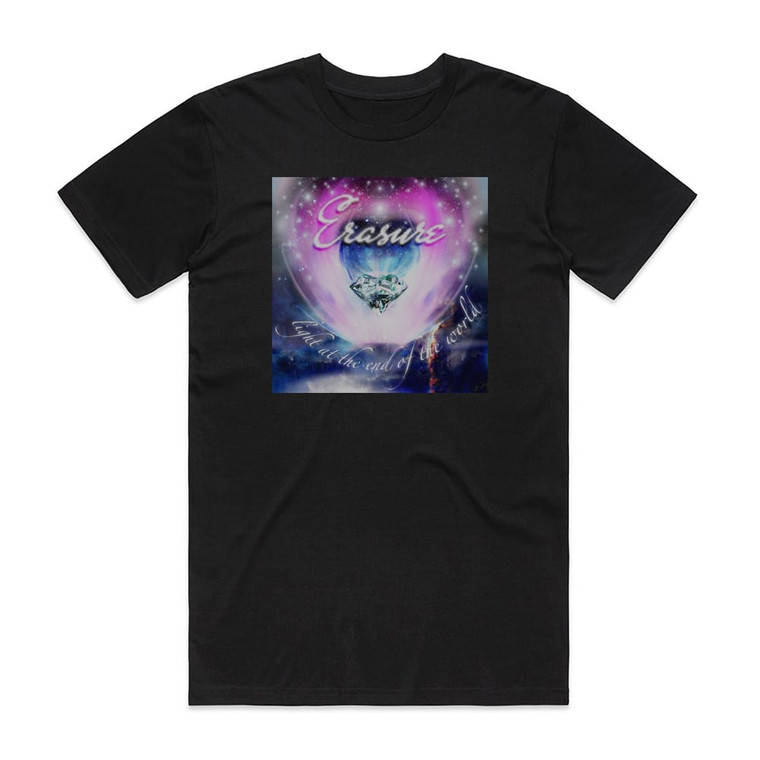Erasure Light At The End Of The World Album Cover T-Shirt Black