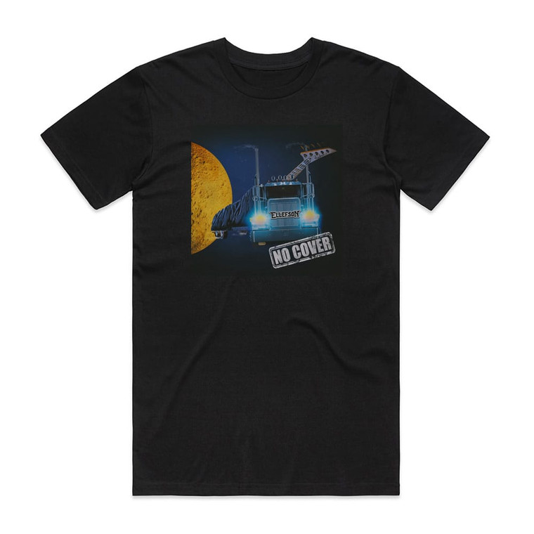 Ellefson No Cover Album Cover T-Shirt Black