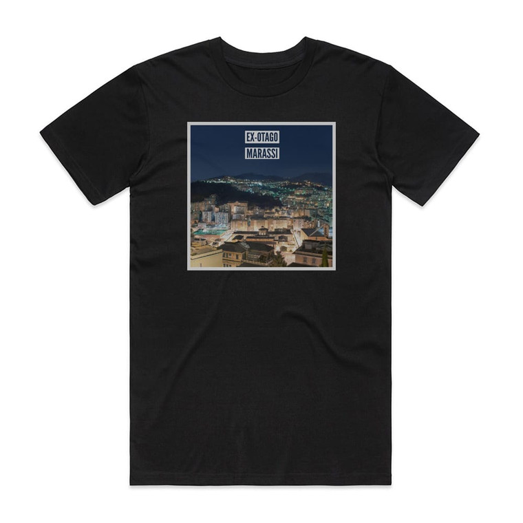 Ex-Otago Marassi Album Cover T-Shirt Black